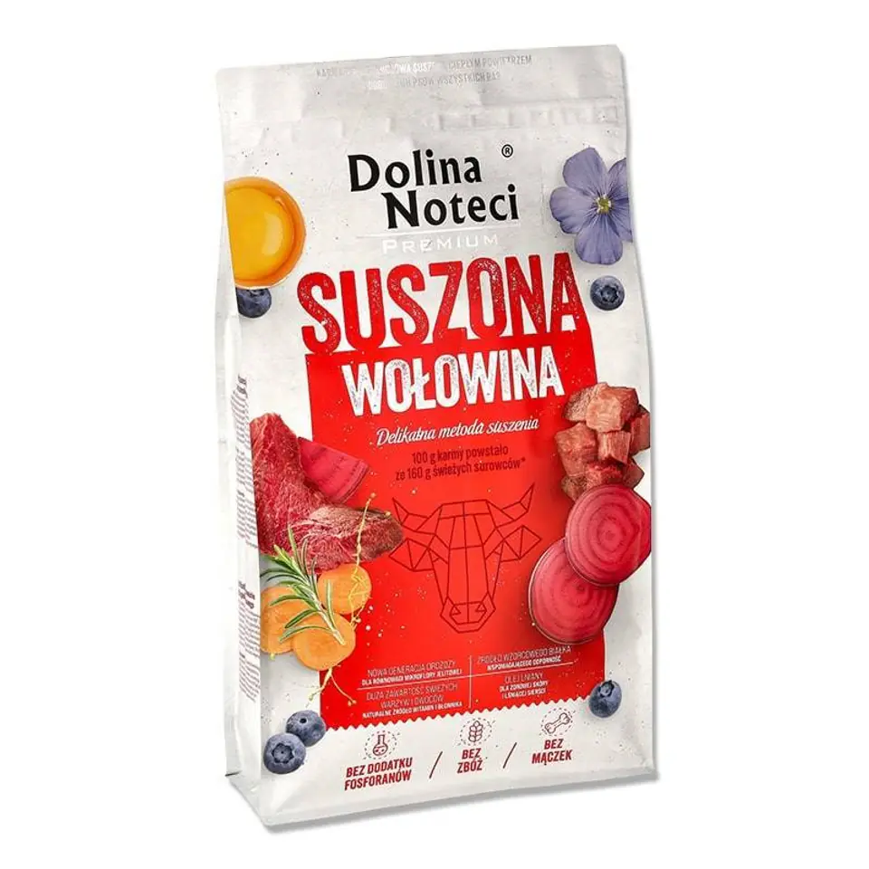 ⁨DOLINA NOTECI Premium beef - dried dog food - 9 kg⁩ at Wasserman.eu