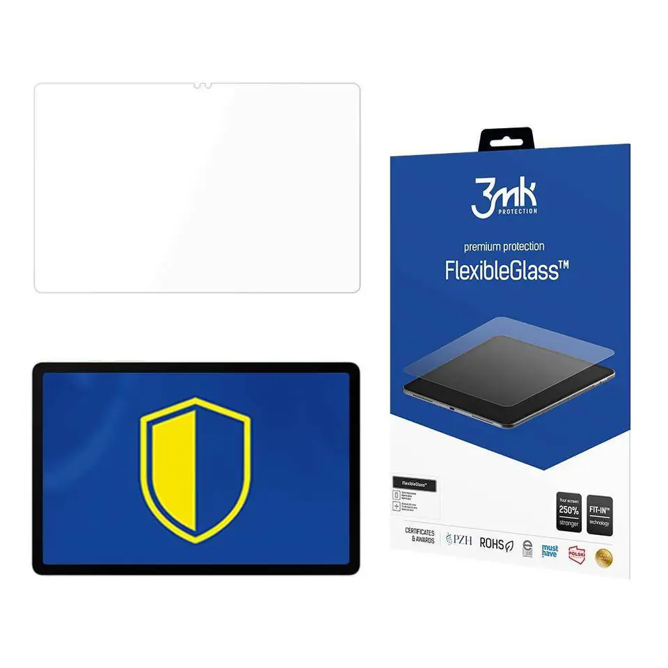 ⁨Szkło Hybrydowe SAMSUNG GALAXY TAB S9 FE+ 12.4 3mk Flexible Glass Folia Hybrydowa Clear⁩ w sklepie Wasserman.eu