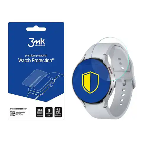 ⁨Folia Ochronna na Aparat SAMSUNG GALAXY WATCH 6 (44MM) 3mk Watch Protection Clear⁩ w sklepie Wasserman.eu