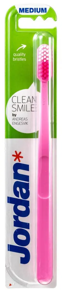 ⁨Jordan Toothbrush Clean Smile medium 1pcs⁩ at Wasserman.eu