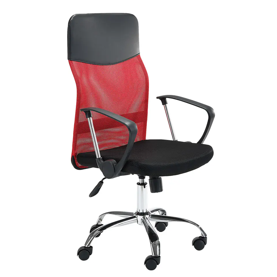 FOTEL BIUROWY OCF-7 CZERWONY w sklepie Wasserman.eu