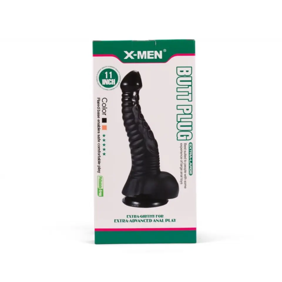 ⁨Dildo z przyssawką 28cm X-MEN⁩ w sklepie Wasserman.eu