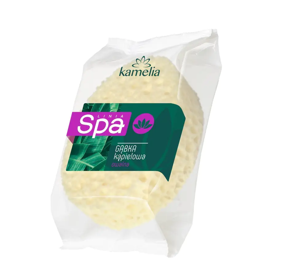 Camellia Spa Natural bath sponge - oval 1pcs at Wasserman.eu