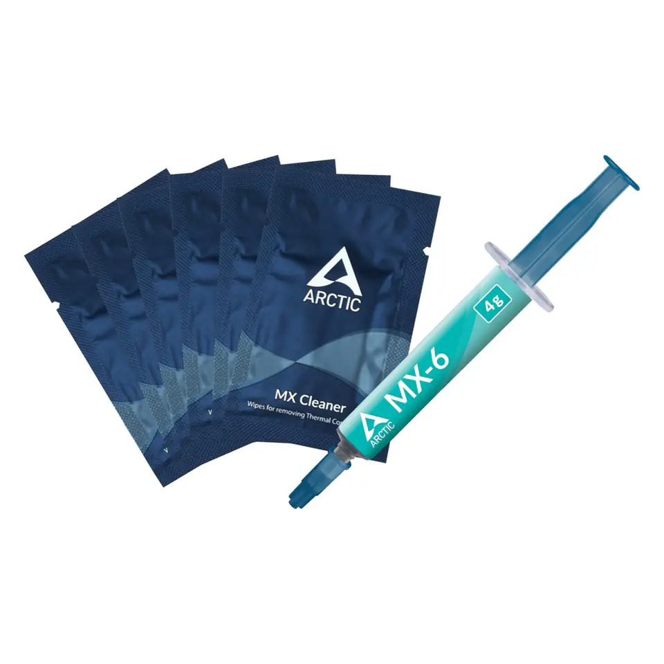 ⁨Pasta + Chusteczki ARCTIC MX-6 4g + Cleaner⁩ w sklepie Wasserman.eu