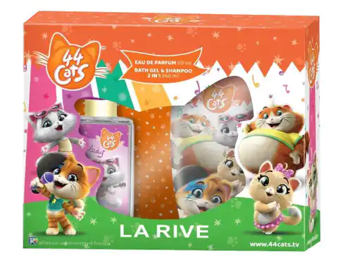 ⁨La Rive Kids Zestaw 44 Cats Woda Perfumowana 50ml+Żel 2w1 250ml⁩ w sklepie Wasserman.eu