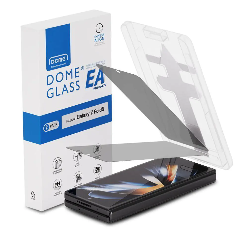 ⁨Szkło Hartowane SAMSUNG GALAXY Z FOLD 5 Whitestone EA Glass 2-pack Privacy⁩ w sklepie Wasserman.eu