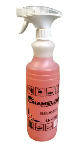 ⁨CHAMELOO Spray 1L czyszcząco-odkamieniający PROFESSIONAL LIMESCALE REMOVER LR1218⁩ w sklepie Wasserman.eu