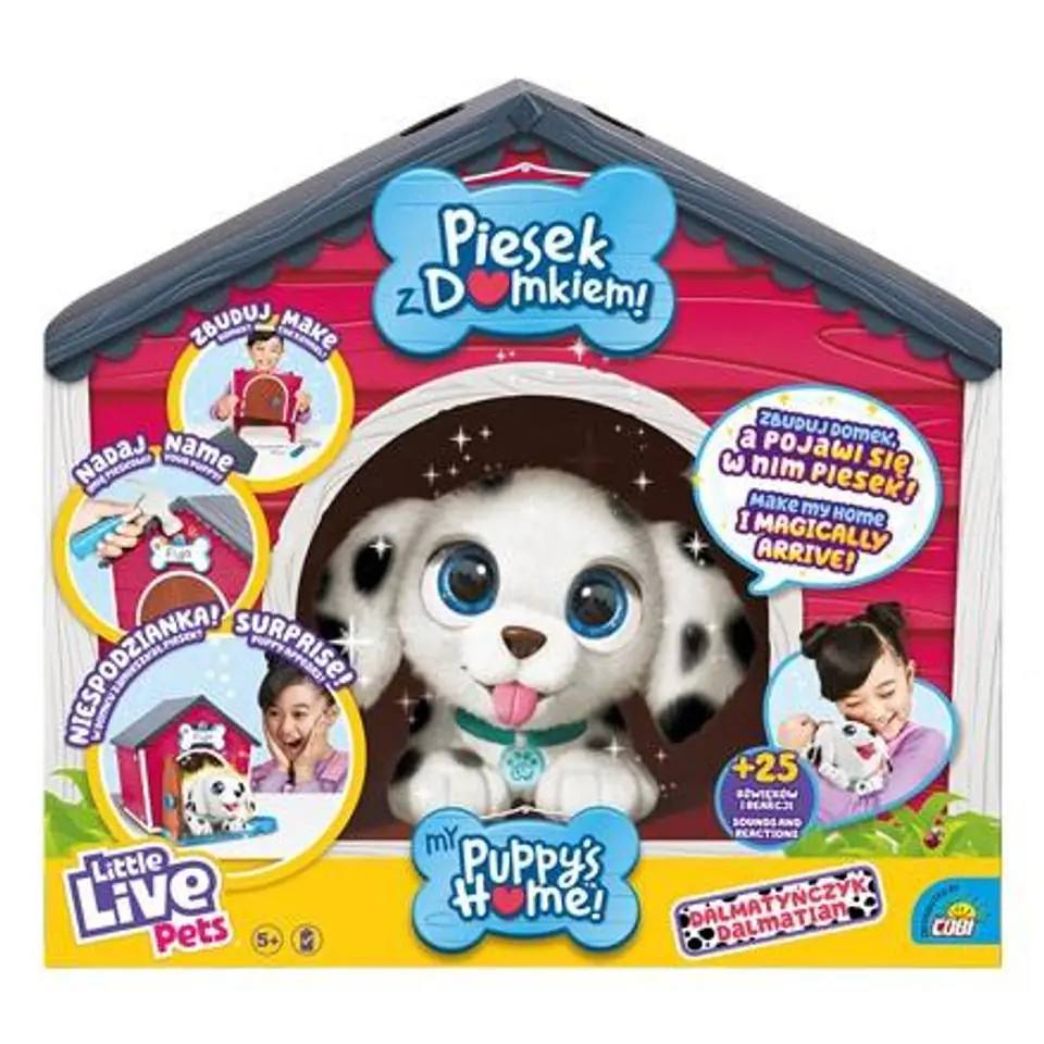 Little Live Pets. Piesek z domkiem Dalmatyńczyk w sklepie Wasserman.eu