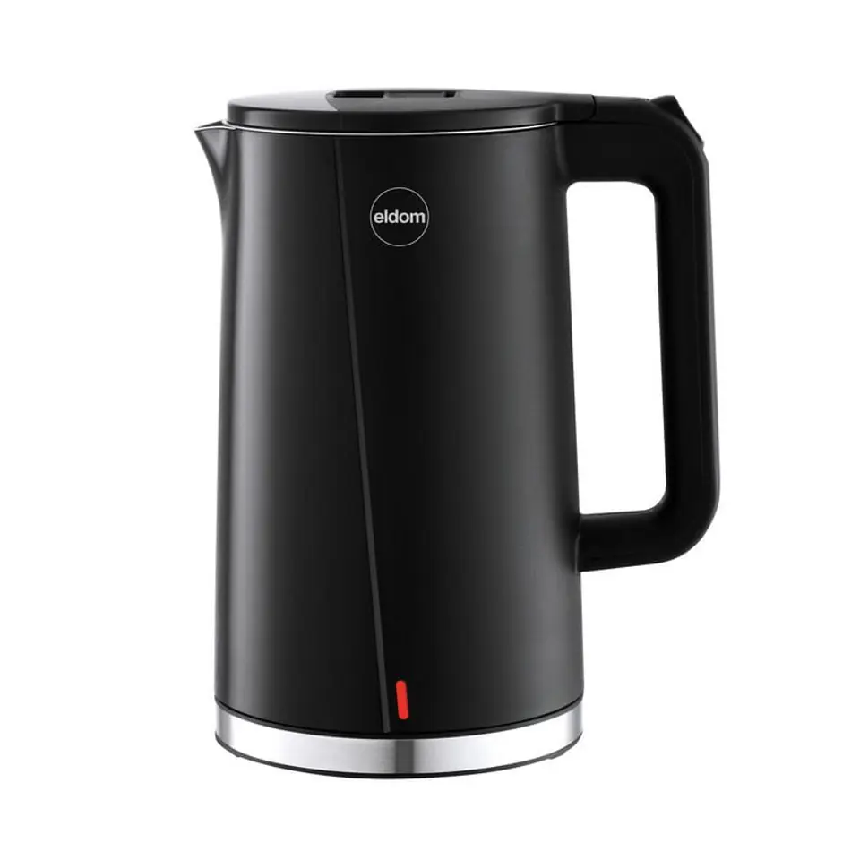 ⁨ELDOM NEEV kettle, capacity 1.7 l, power 2200 W, steel center, black⁩ at Wasserman.eu