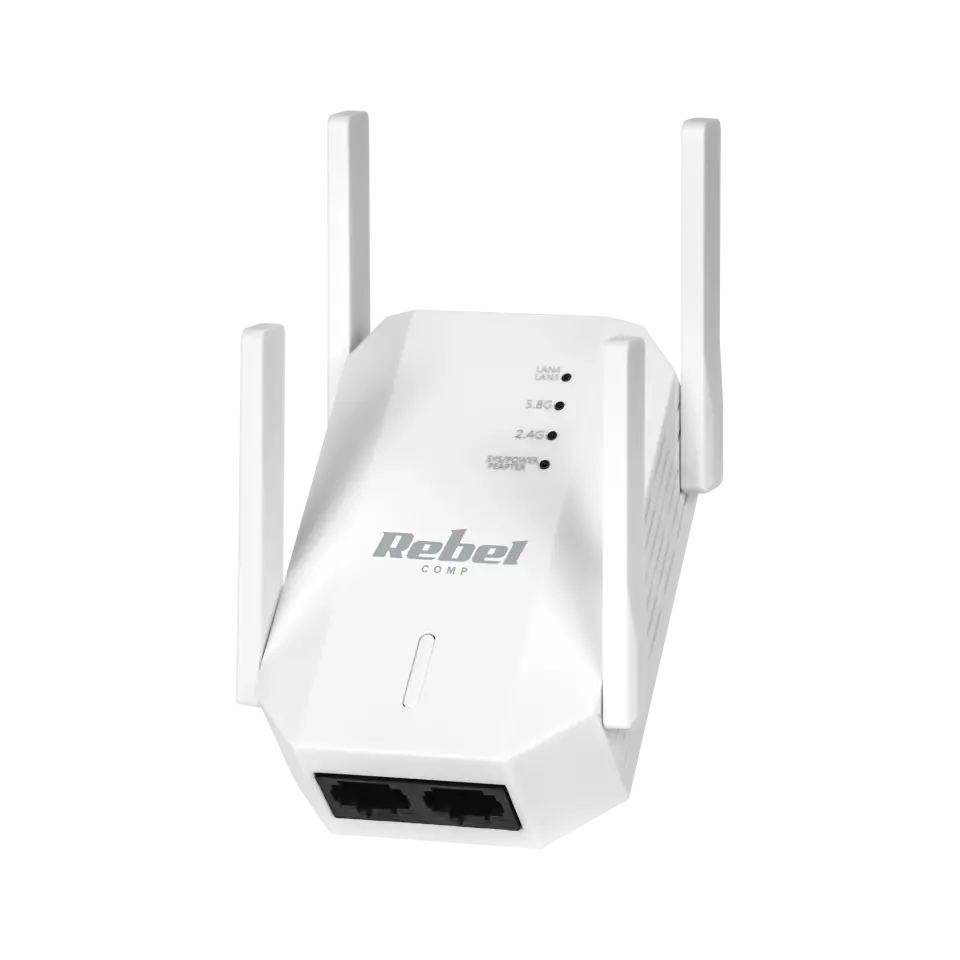 Repeater - wzmacniacz sieci bezprzewodowej 2.4+5 GHz Rebel w sklepie Wasserman.eu