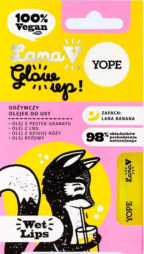 ⁨Yope Lana V Odżywczy Olejek do ust GLOW UP! 10ml⁩ w sklepie Wasserman.eu