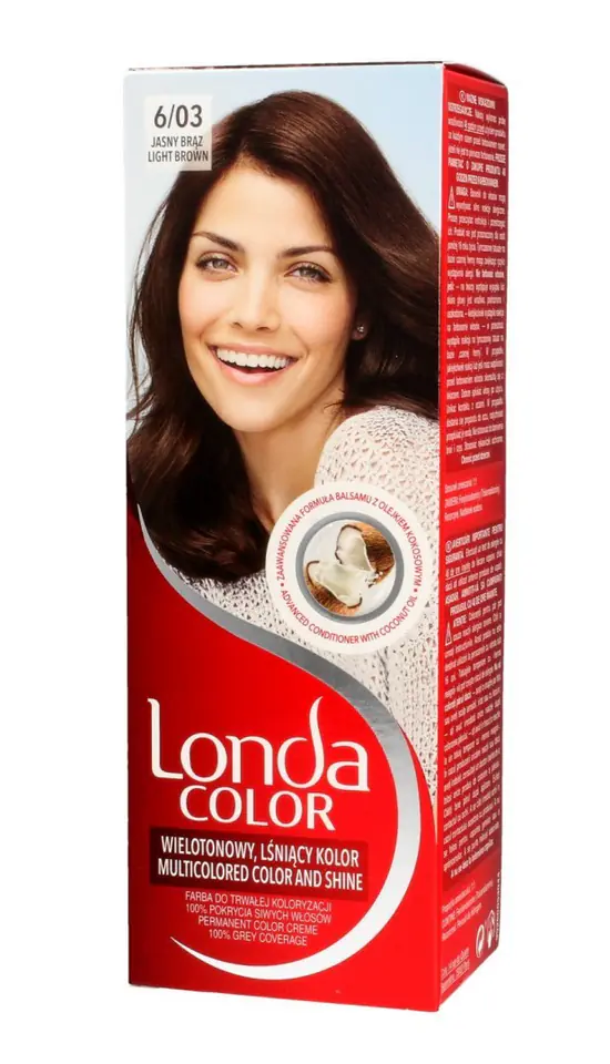 ⁨Londacolor Cream Hair dye No. 6/03 light brown 1op.⁩ at Wasserman.eu