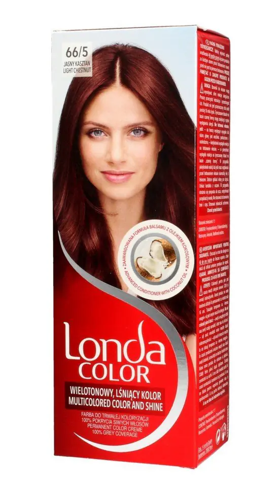 ⁨Londacolor Cream Hair dye No. 66/5 light chestnut 1op.⁩ at Wasserman.eu