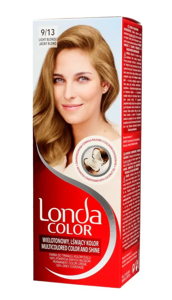⁨Londacolor Cream Hair Dye No. 9/13 light blonde 1op.⁩ at Wasserman.eu