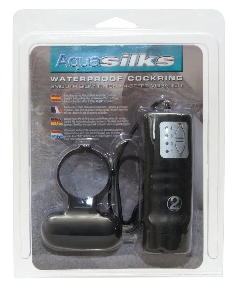 ⁨PIERŚCIEŃ AQUA SILKS VIBRATING COCKRING⁩ w sklepie Wasserman.eu