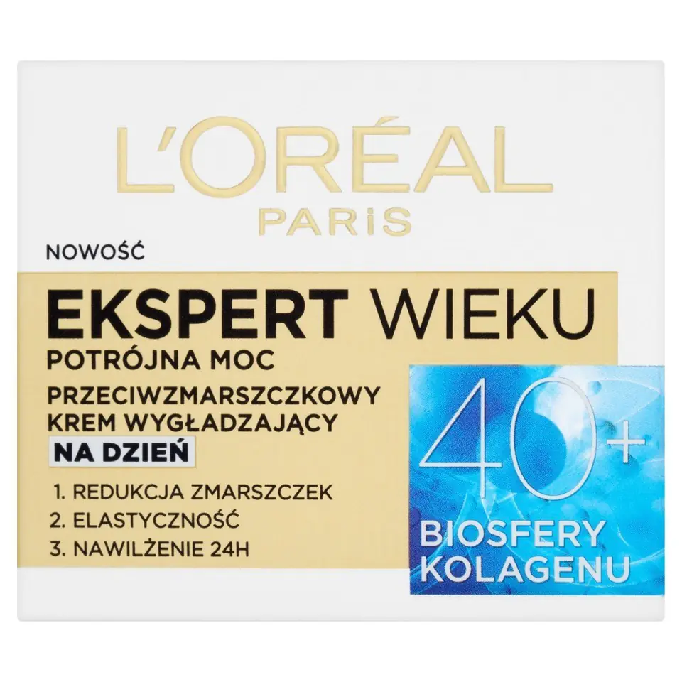 ⁨Loreal Ekspert Wieku 40+ Krem wygładzający na dzień 50ml⁩ w sklepie Wasserman.eu