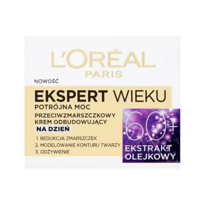 ⁨Loreal Ekspert Wieku 60+ Krem odbudowujący na dzień 50ml⁩ w sklepie Wasserman.eu