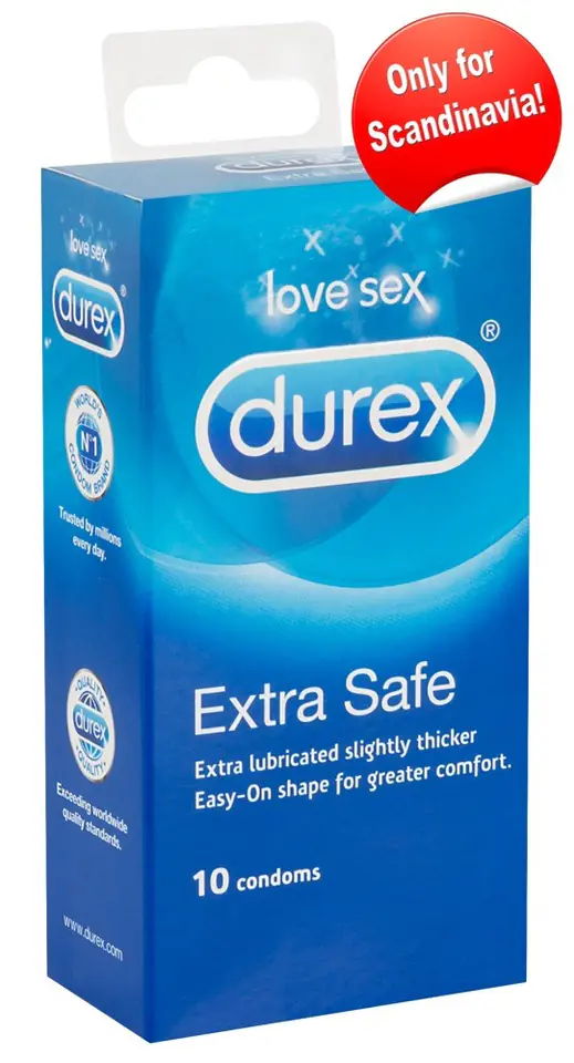 ⁨PREZERWATYWY DUREX EXTRA SAFE 10⁩ w sklepie Wasserman.eu