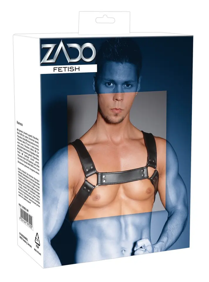 ⁨UPRZĄŻ PIERSIOWA LEATHER CHEST HARNESS⁩ w sklepie Wasserman.eu