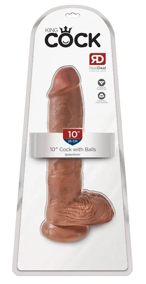 ⁨King Cock 10 inch Balls Tan⁩ w sklepie Wasserman.eu