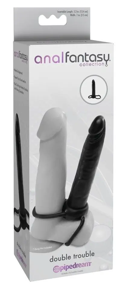 ⁨Dildo Pipedream Double Trouble⁩ at Wasserman.eu