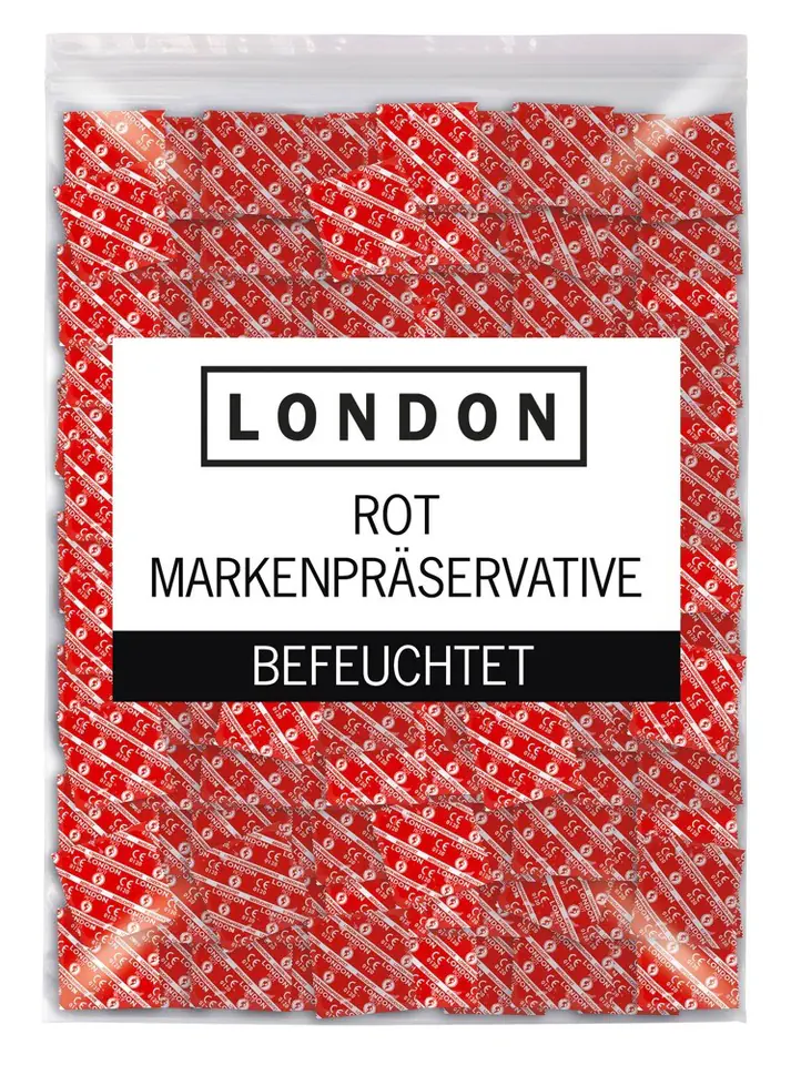 ⁨PREZERWATYWY LONDON RED CONDOMS 1000 PCS.⁩ w sklepie Wasserman.eu