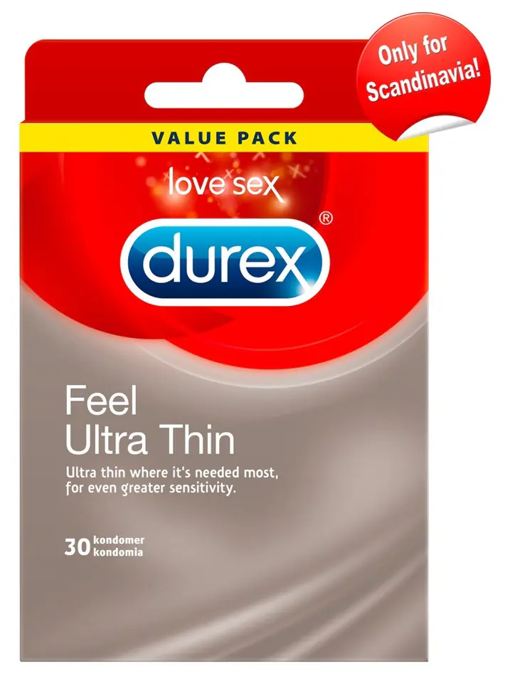 ⁨PREZERWATYWY DUREX FEEL ULTRA THIN 30⁩ w sklepie Wasserman.eu
