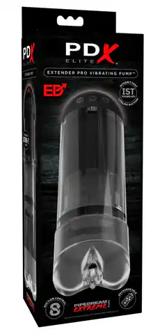 ⁨Masturbator Pipedream PDX Elite Extender Pro Vibrating Pump Clear⁩ at Wasserman.eu