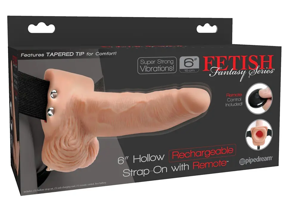 ⁨FETISH FANTASY 6INCH RC STRAP-⁩ w sklepie Wasserman.eu