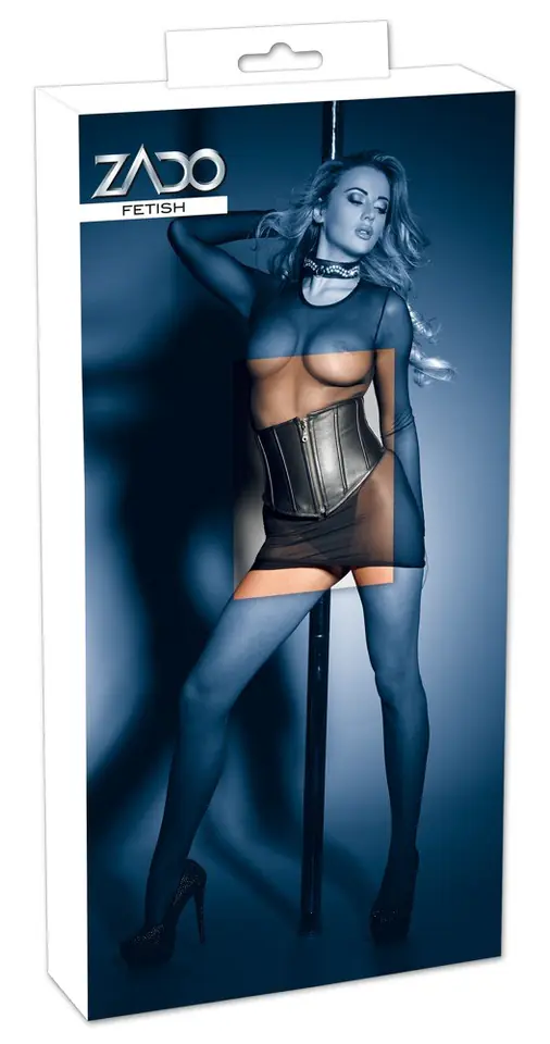 BIELIZNA BDSM LEATHER CORSET 51 CM w sklepie Wasserman.eu