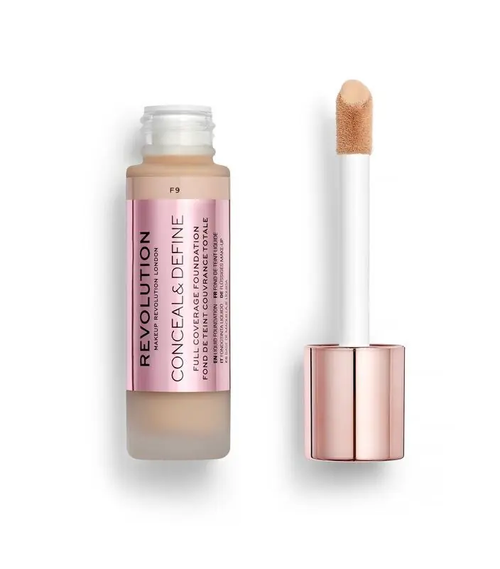 ⁨Makeup Revolution Conceal & Define Foundation Covering Foundation F9 23ml⁩ at Wasserman.eu