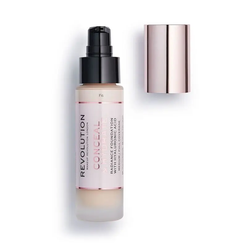 ⁨Makeup Revolution Conceal & Hydrate Foundation Moisturizing Foundation No. F6 23ml⁩ at Wasserman.eu