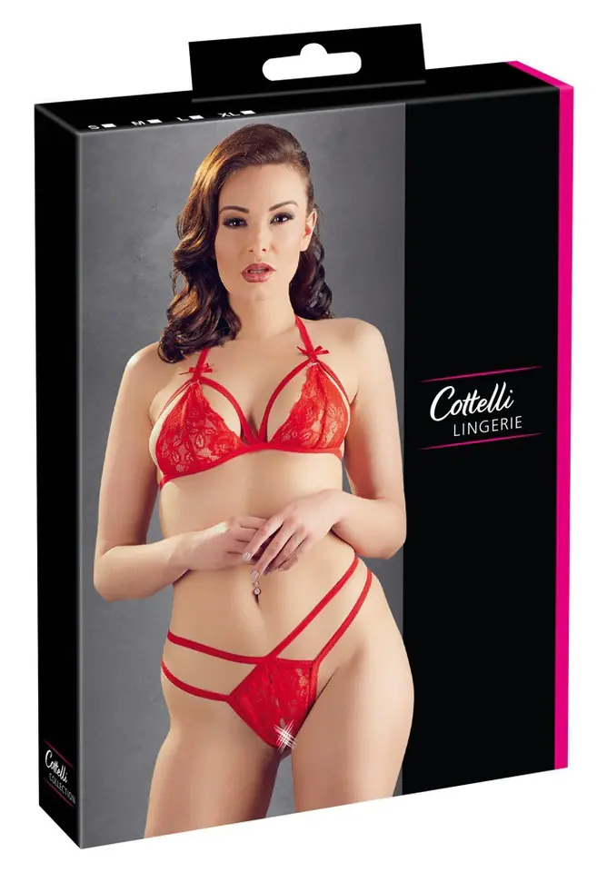 ⁨ZESTAW LACE SET RED L⁩ w sklepie Wasserman.eu