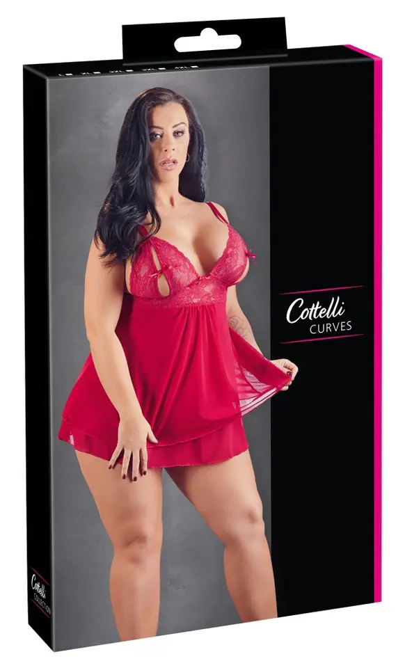 ⁨KOSZULKA BABYDOLL RED L⁩ w sklepie Wasserman.eu
