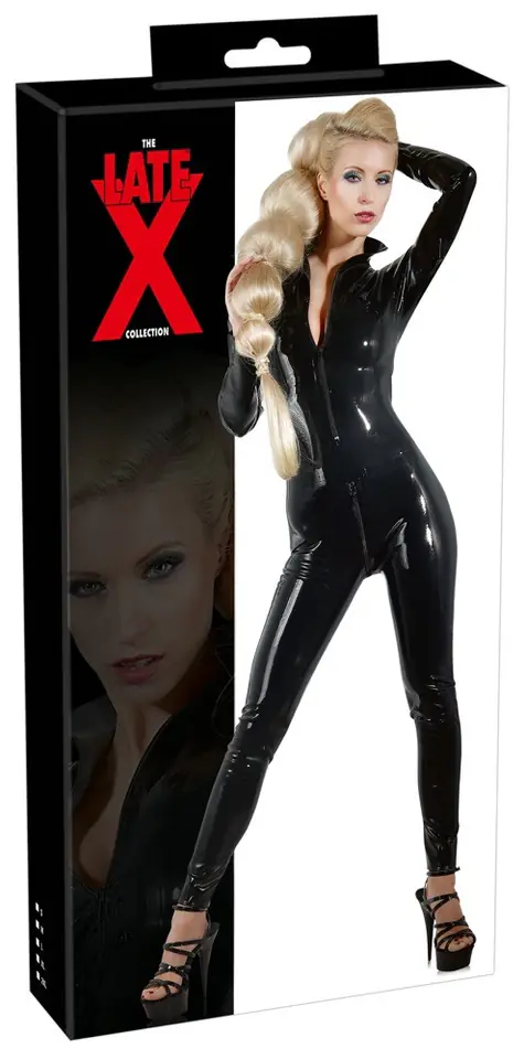 BIELIZNA BDSM LATEX CATSUIT BLACK S w sklepie Wasserman.eu