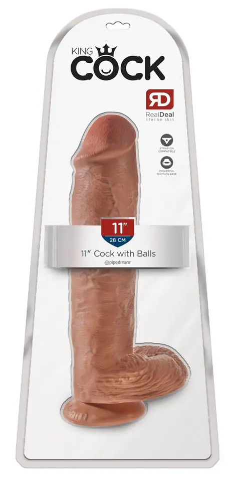 ⁨DILDO 11 COCK WITH BALLS⁩ w sklepie Wasserman.eu