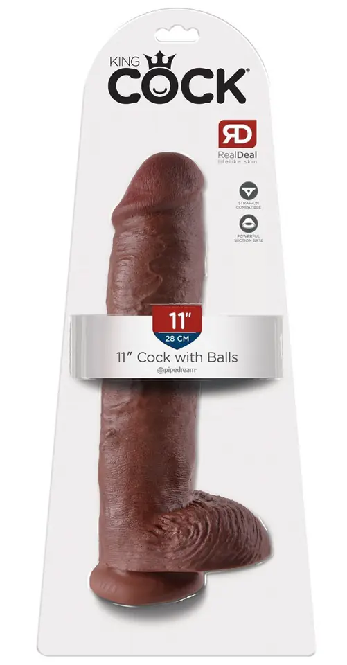 ⁨DILDO 11 COCK WITH BALLS⁩ w sklepie Wasserman.eu