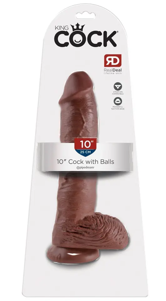 ⁨DILDO 10 Cock with Balls⁩ w sklepie Wasserman.eu