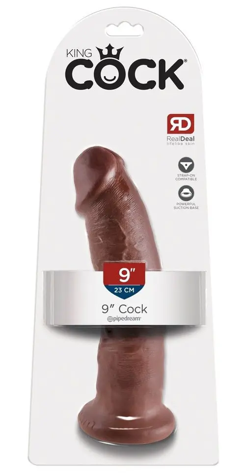 ⁨Dildo King Cock Pipedream 9 Brown⁩ at Wasserman.eu