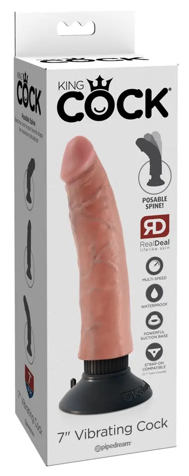 ⁨DILDO 7 VIBRATING COCK⁩ w sklepie Wasserman.eu