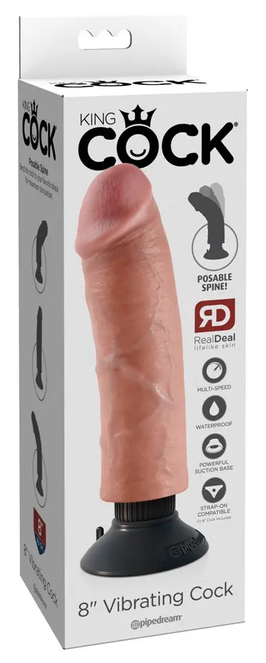 ⁨DILDO 8 VIBRATING COCK⁩ w sklepie Wasserman.eu