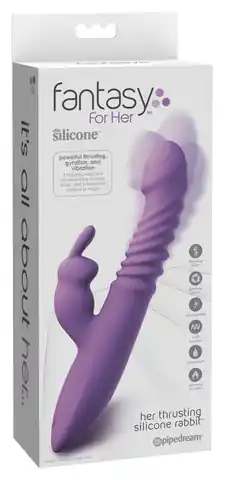 ⁨Fantasy for Her Her Thrusting Silicone Rabbit⁩ at Wasserman.eu