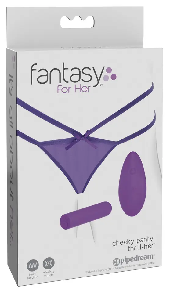 ⁨WIBROMAJTKI CHEEKY PANTY THRILL-HER⁩ w sklepie Wasserman.eu