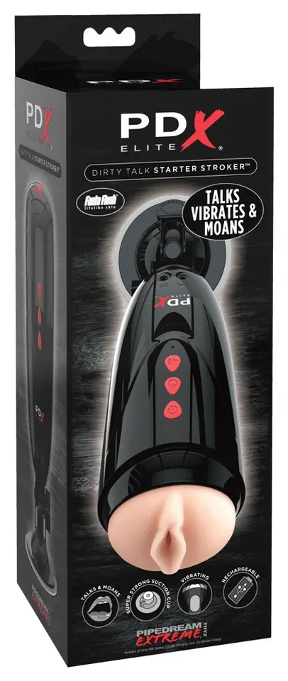 ⁨Masturbator Pipedream PDX Elite Dirty Talk Starter Stroker Light⁩ at Wasserman.eu