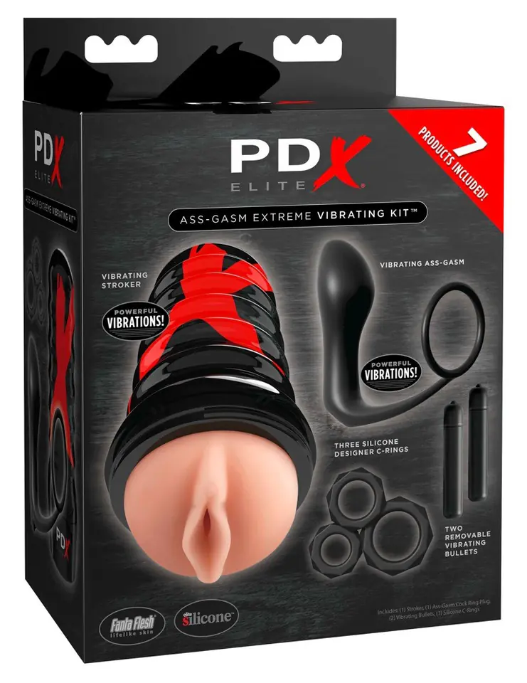 ⁨Ass-gasm Extreme Vibrating Kit⁩ w sklepie Wasserman.eu