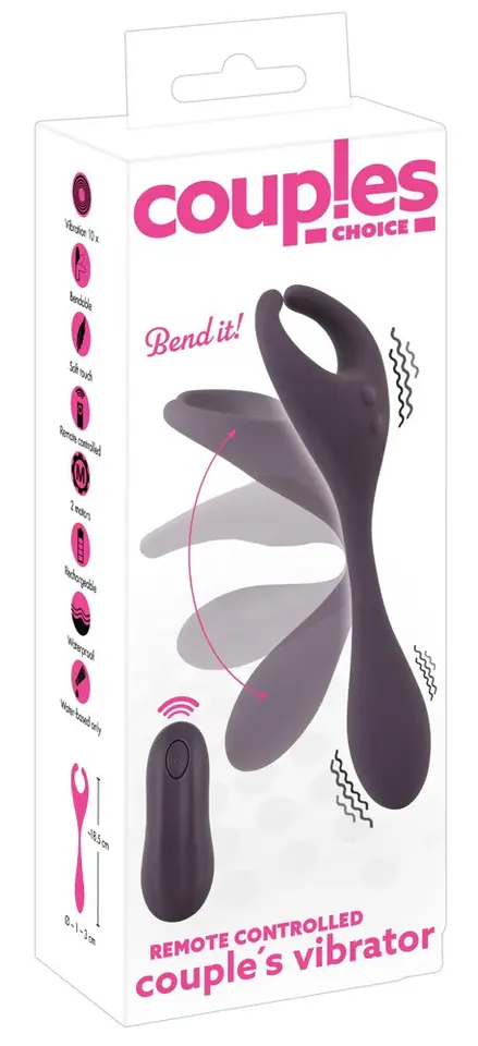 ⁨WIBRATOR REMOTE CONTROLLED COUPLE'S VIBRATOR⁩ w sklepie Wasserman.eu