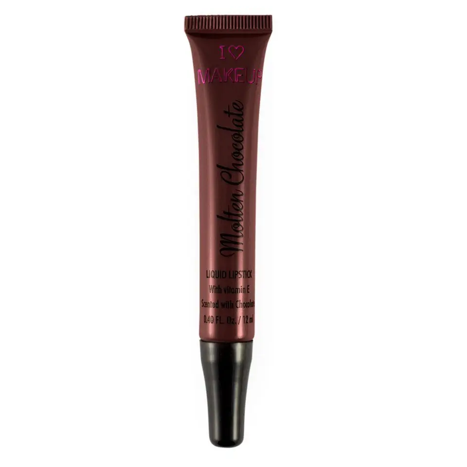 ⁨Makeup Revolution Molten Chocolate Liquid Lipstick Death by Chocolate 12ml⁩ at Wasserman.eu