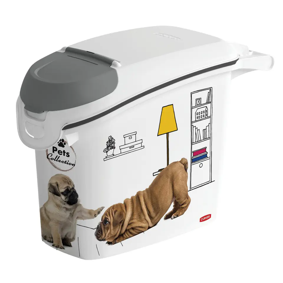 ⁨Pojemnik do przechowywania karmy Curver PetLife  6kg / 15l⁩ w sklepie Wasserman.eu