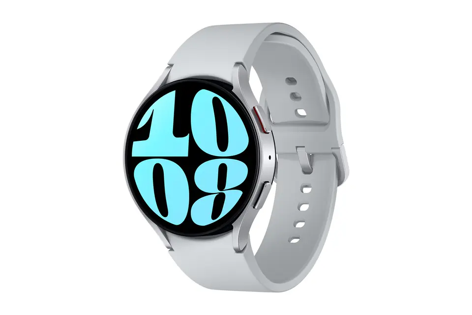 ⁨Samsung Galaxy Watch6 44 mm Digital Touchscreen 4G Silver⁩ at Wasserman.eu