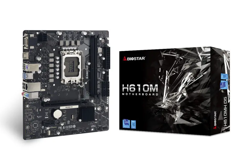 ⁨BIOSTAR H610MH D5 motherboard⁩ at Wasserman.eu